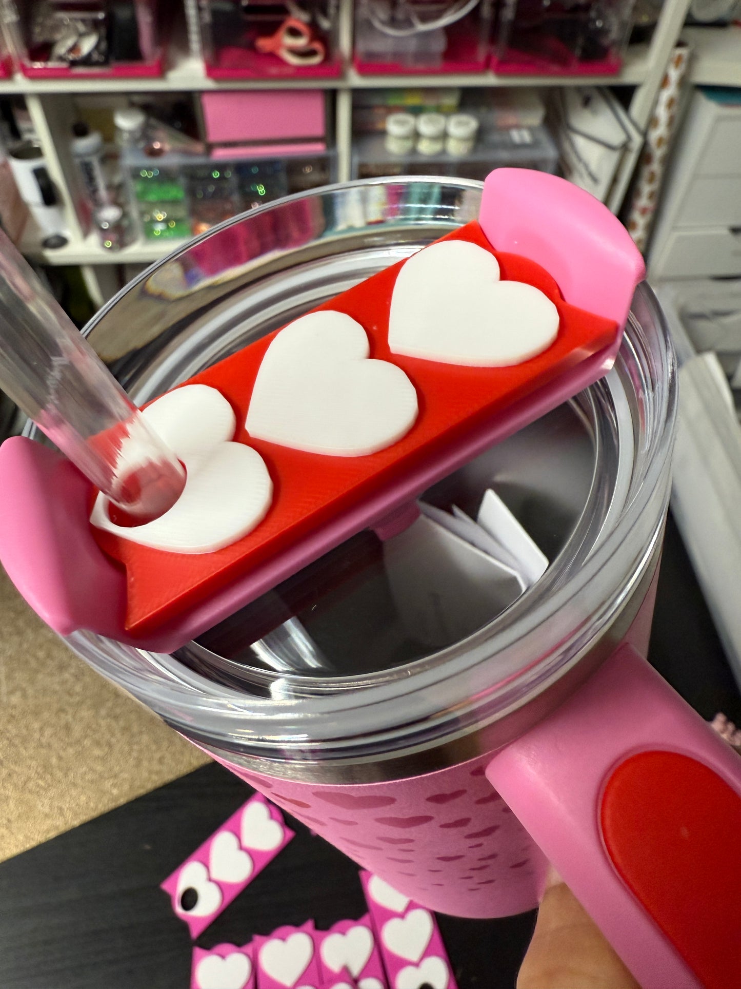Heart plate topper