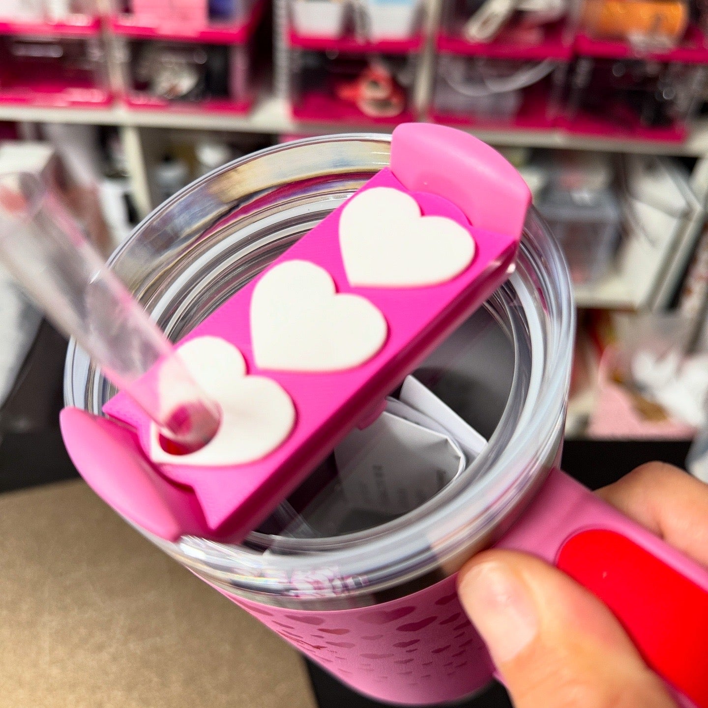Heart plate topper