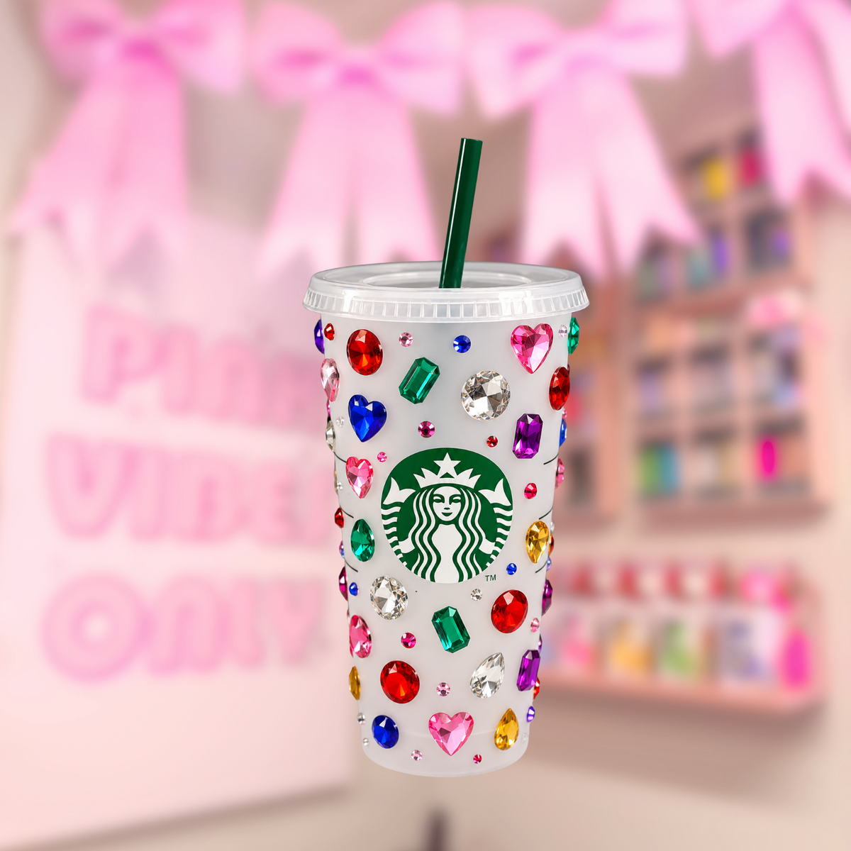 Pre order Frosted bling tumbler