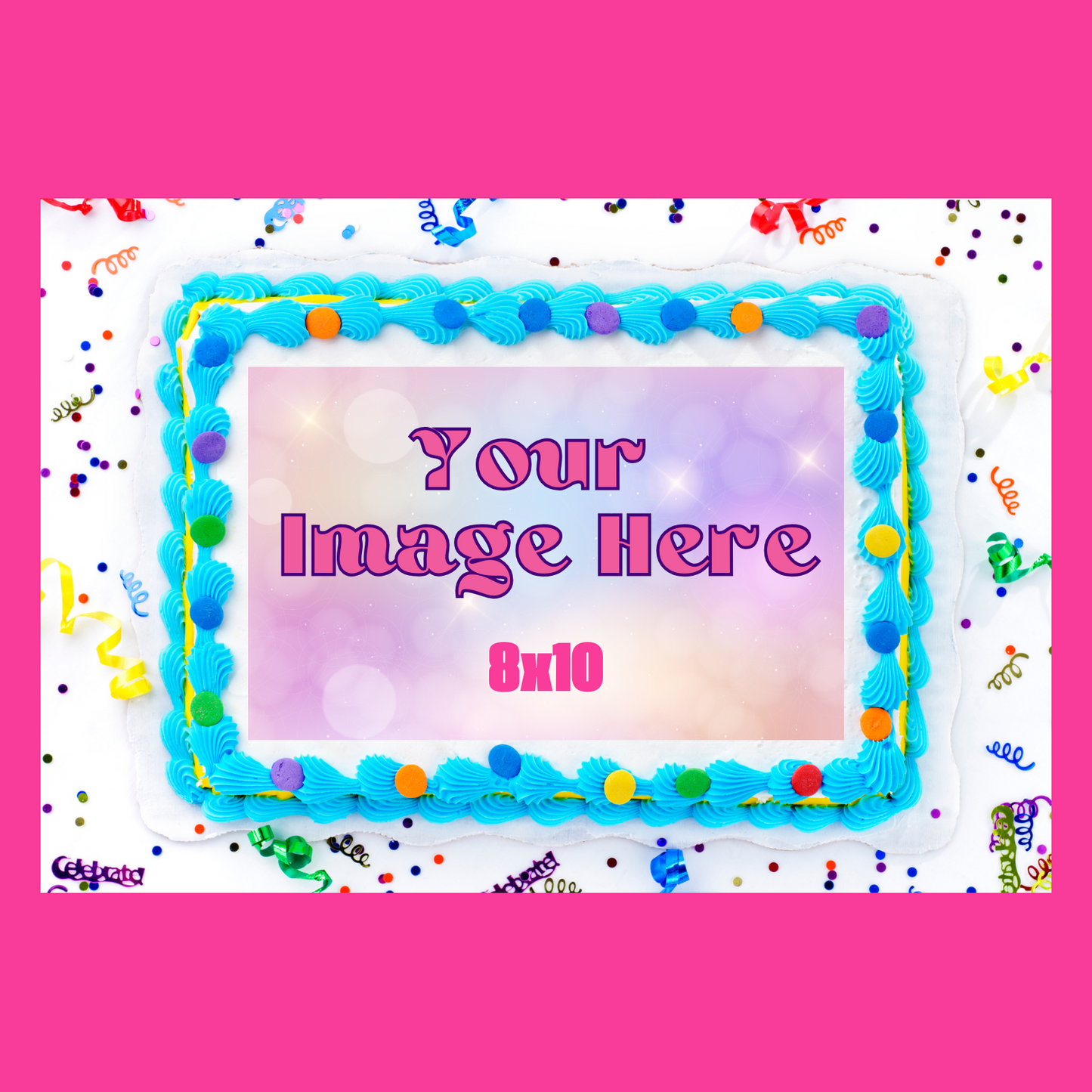 Custom Edible cake topper