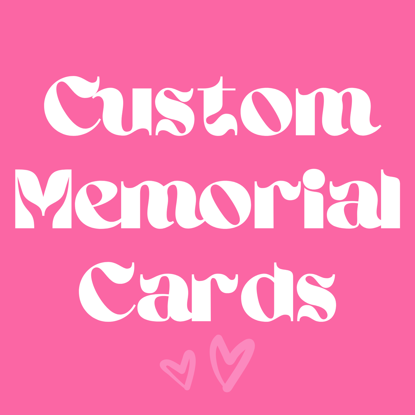 Memorial Cards