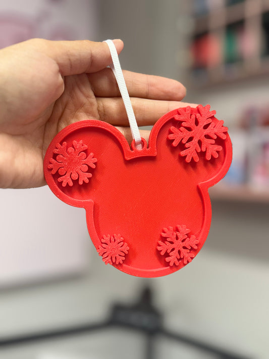 Custom mouse ornament with name