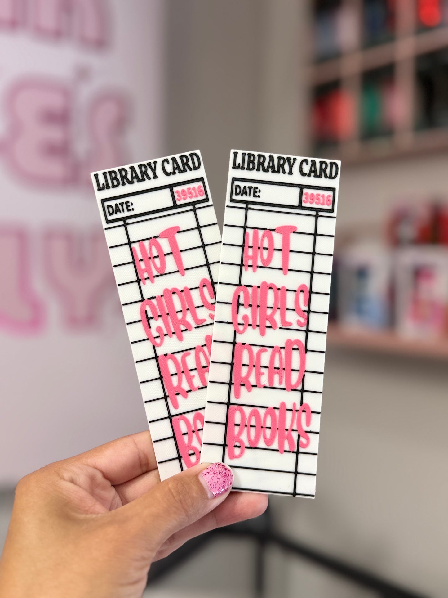 Hot girls read bookmark