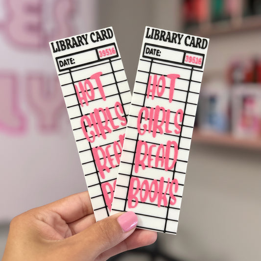Hot girls read bookmark