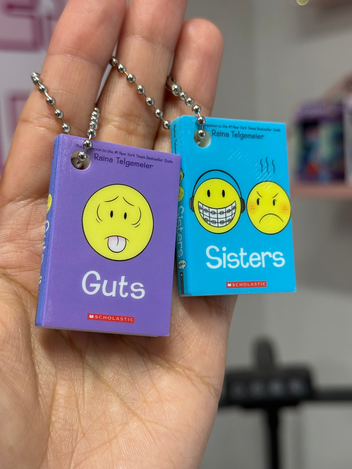 Book keychain