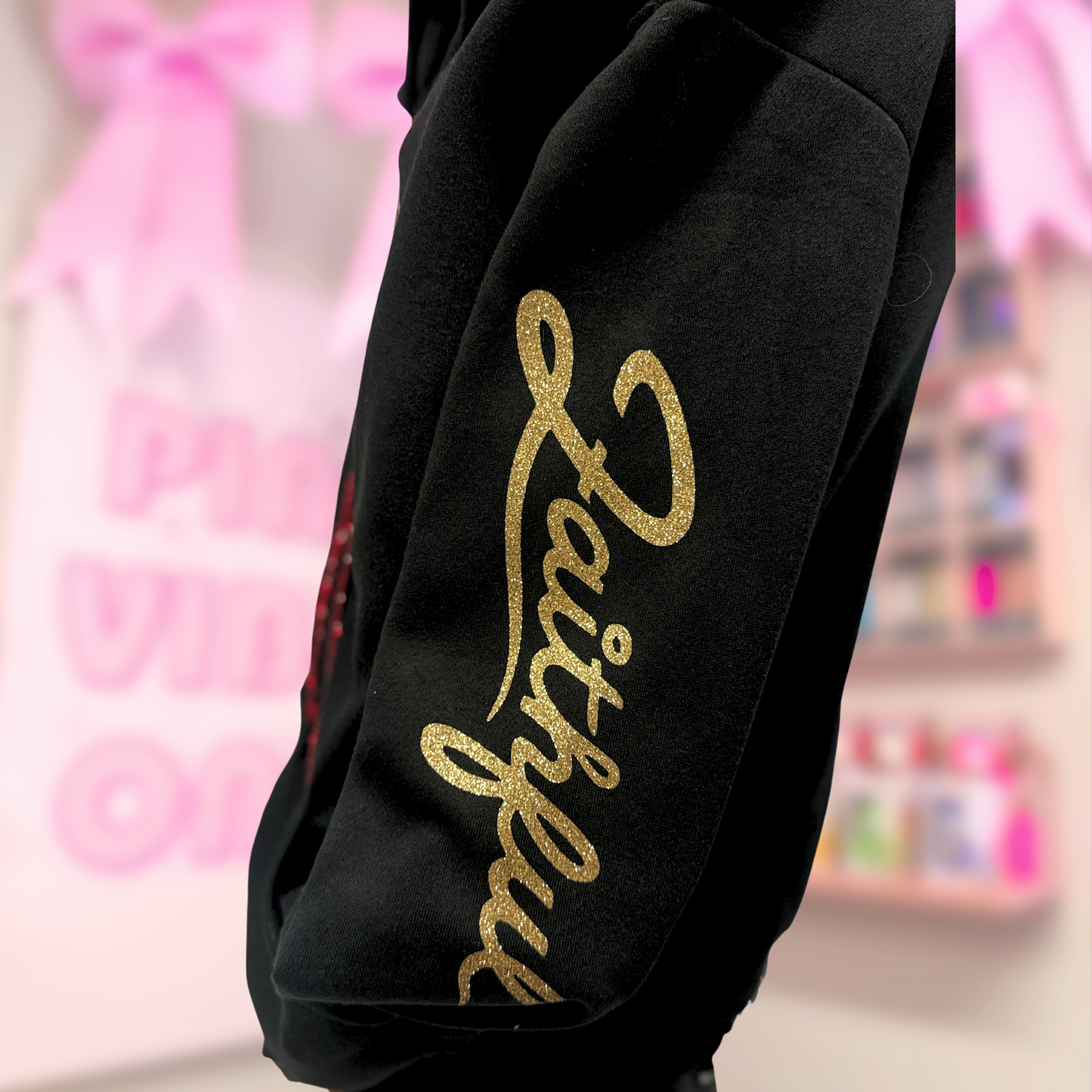 Glitter faithful hoodie